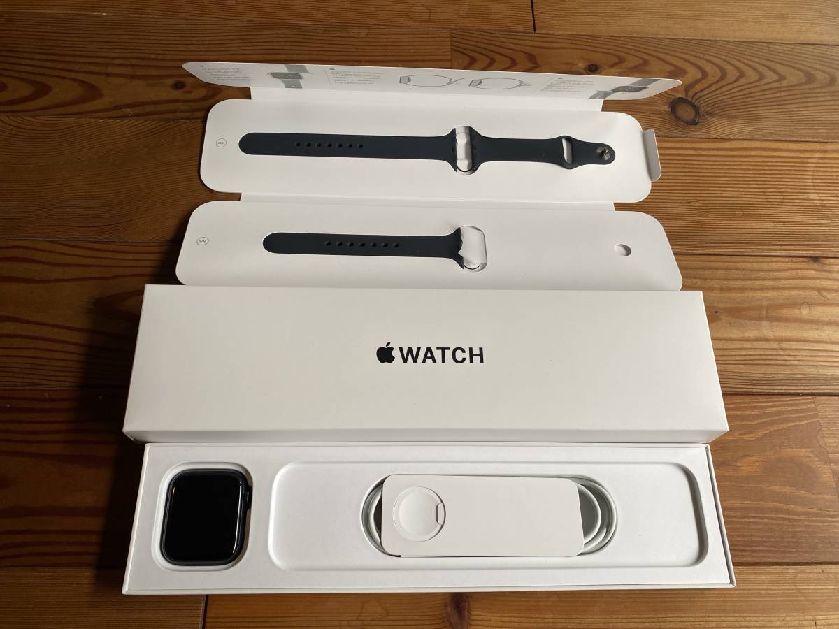 [ прекрасный товар ]Apple Watch Apple часы SE GPS модель 44mm MKQ63J/A Space серый aluminium / midnight спорт частота 