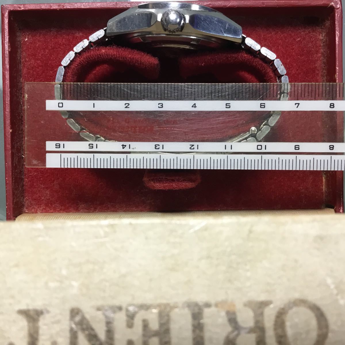 オリエント ORIENT GM 自動巻き 腕時計 カットガラス ケース付き