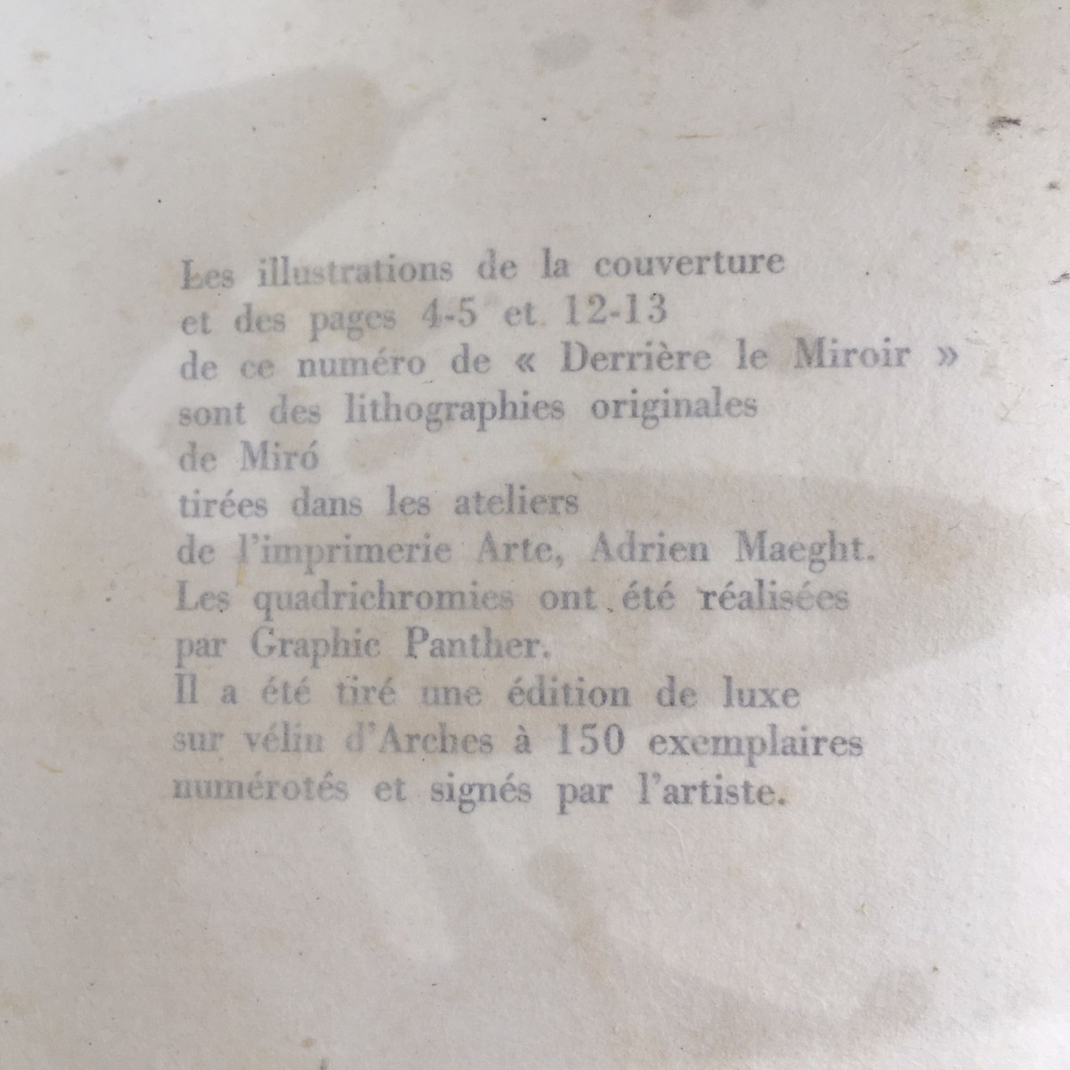 〇訳アリ〇 Joan Miro ジョアン・ミロ リトグラフ ※フレーム壊れアリ_画像7