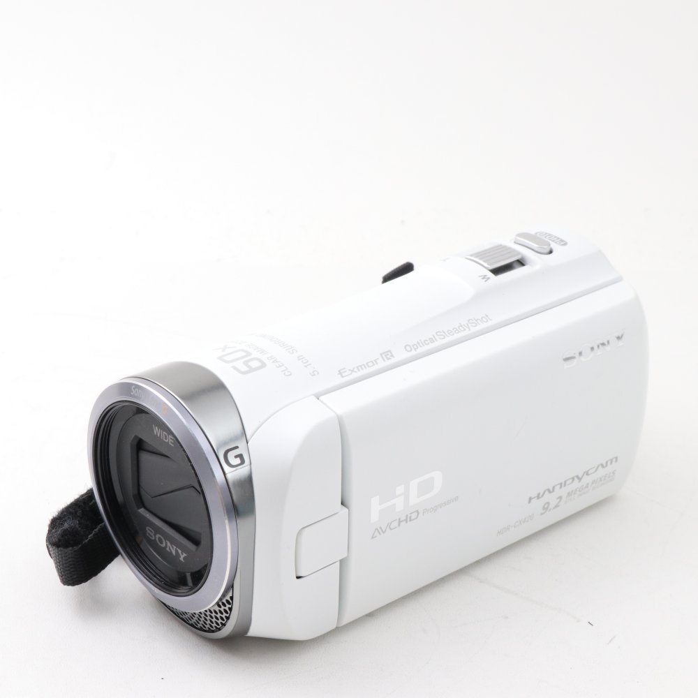 ソニー SONY ビデオカメラ Handycam CX420 内蔵メモリ32GB ホワイト 