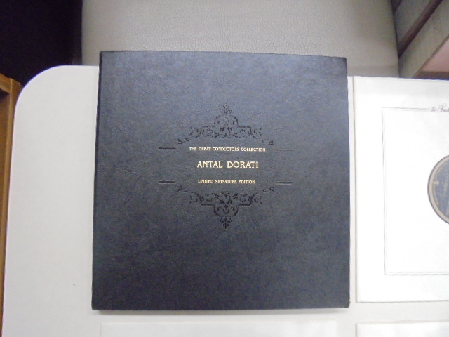 直筆サイン入りアンタール・ドラティ／フランクリンミント社特別記念盤赤厚特製５枚レコード