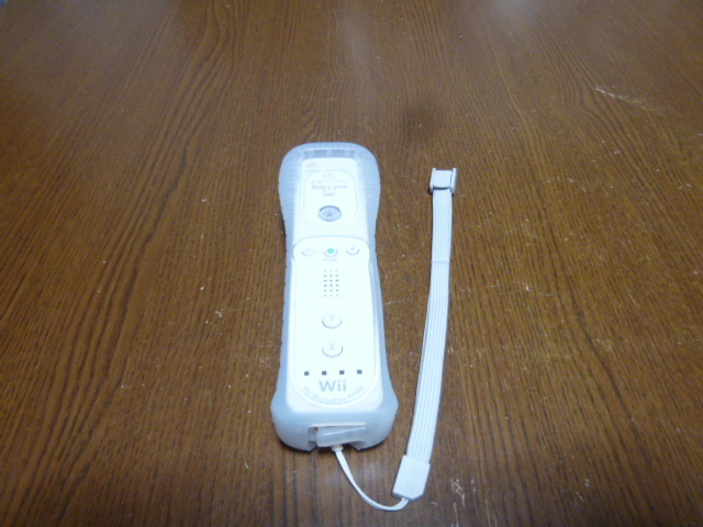 RSJ033【即日配送 送料無料 動作確認済】Wiiリモコン　モーションプラス　RVL-036 ホワイト　白　ストラップ