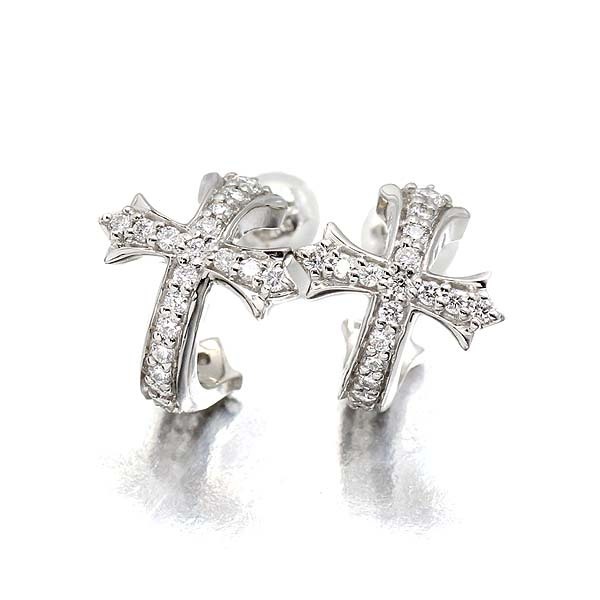 プラチナ クロス ダイヤモンド ピアス D0.25×2 Pt900 | charcas.gob.mx