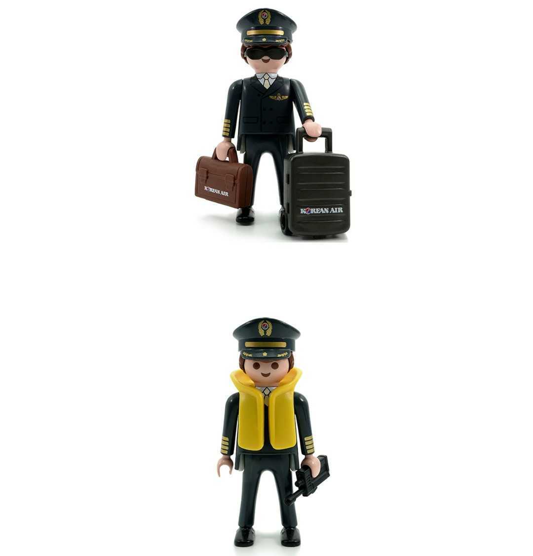 4点セット☆プレイモービル playmobil プレート 韓国 大韓航空 4点セット☆プレイモービル playmobil プレート 韓国 大韓航空