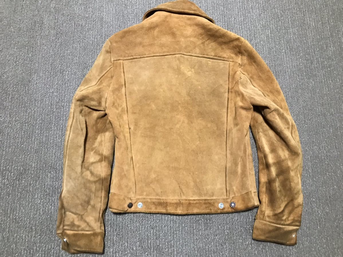 USA製 schott スエードジャケット 38 レザージャケット ブラウン USA製 schott スエードジャケット 38 レザージャケット ブラウン