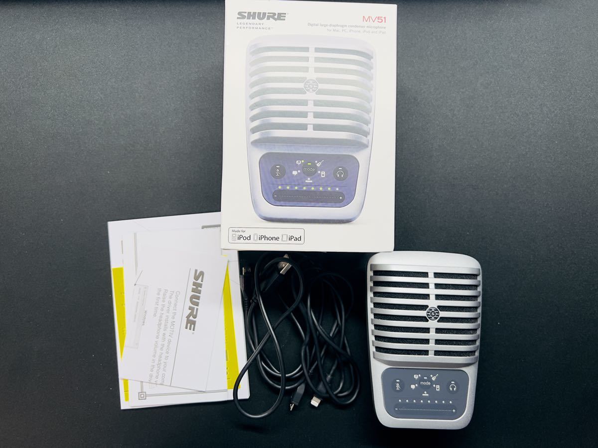 ー品販売 Shure MV51 - コンデンサーマイク - reachahand.org