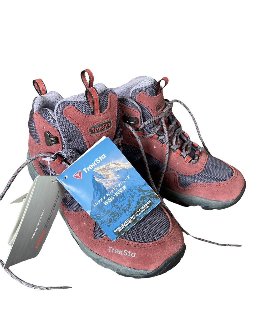 新品未使用 デッドストック treksta トレクスタ トレッキングシューズ 24.5cm 登山靴 ウォーキングシューズ アウトドア キャンプ_画像1