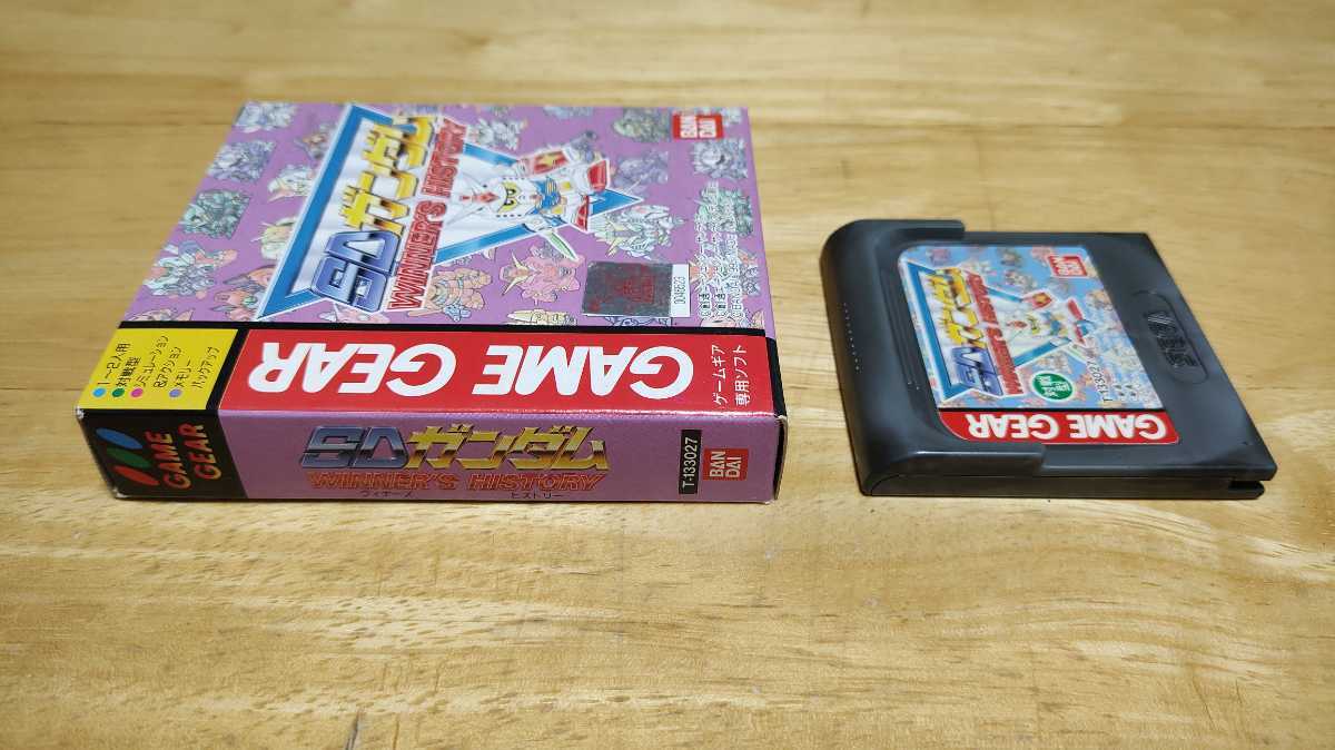 GG「SDガンダム WINNER'S HISTORY」箱・取説付き/BANDAI/ゲームギア/GAME GEAR/SLG/レトロゲーム/ウィナーズヒストリー