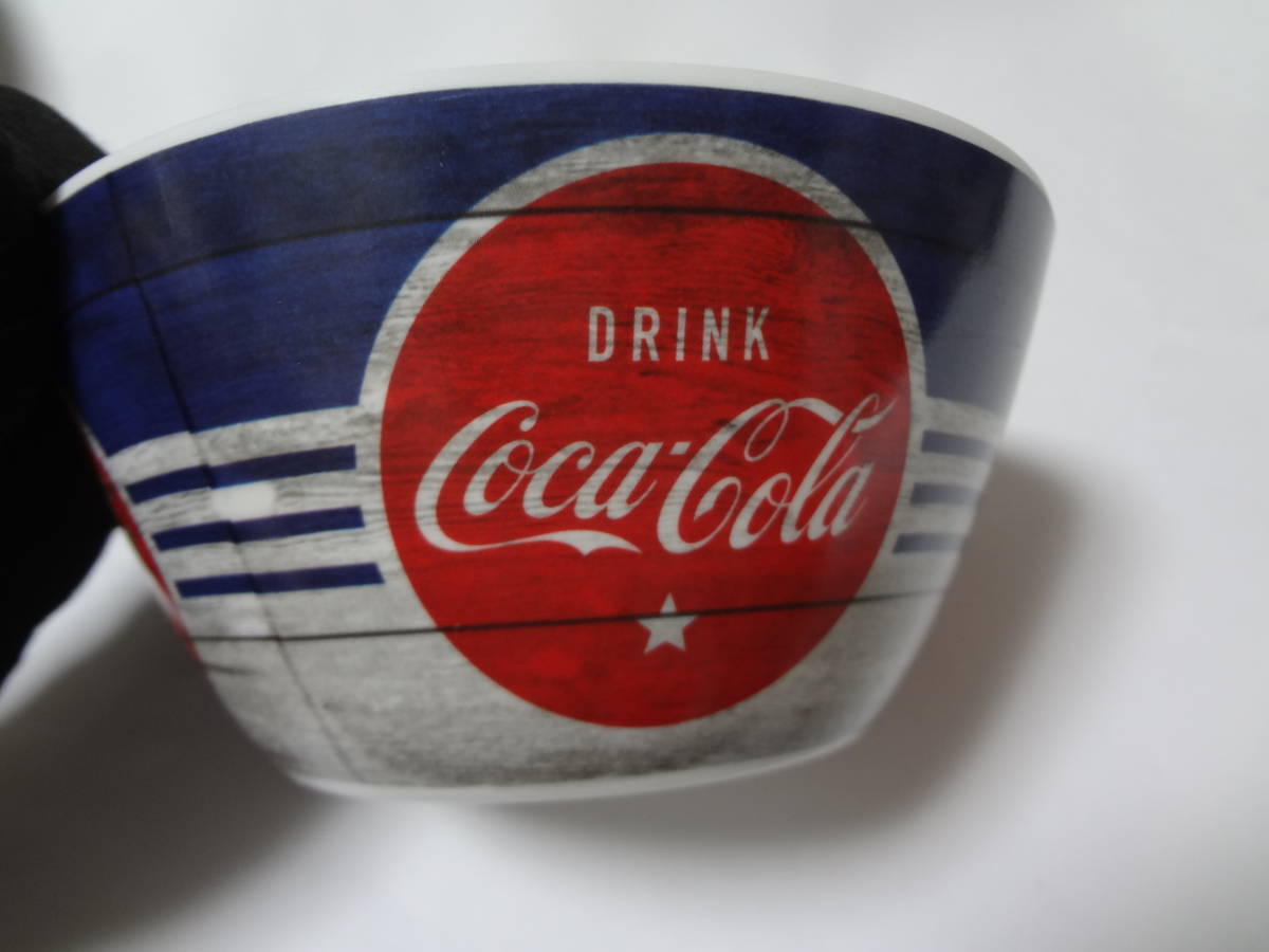 Coca-Cola コカコーラ ミニボール （ミニどんぶりサイズ） 4個 プラスチック樹脂製 展示未使用品_画像2