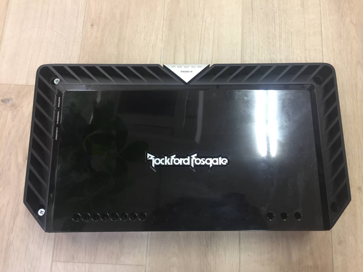 新潟発 希少!! Rockford ロックフォード 4ch パワーアンプ T600-4