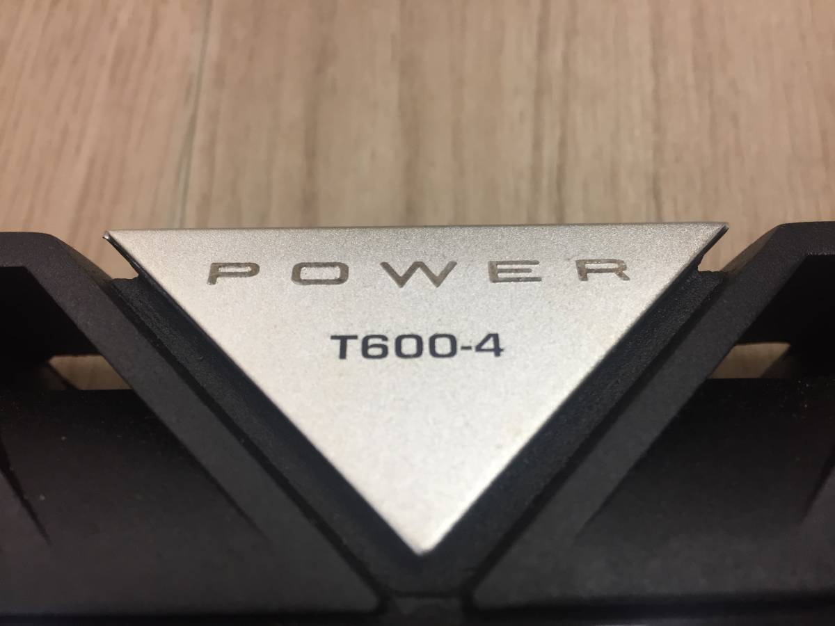 新潟発 希少!! Rockford ロックフォード 4ch パワーアンプ T600-4