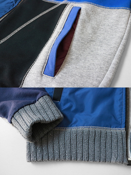 ☆希少 DR ROMANELLI × NIKE ◇初期 ボンバージャケット ブルー/グレー