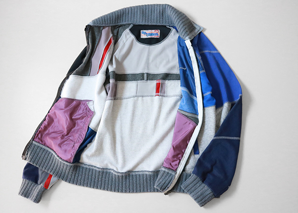 ☆希少 DR ROMANELLI × NIKE ◇初期 ボンバージャケット ブルー/グレー