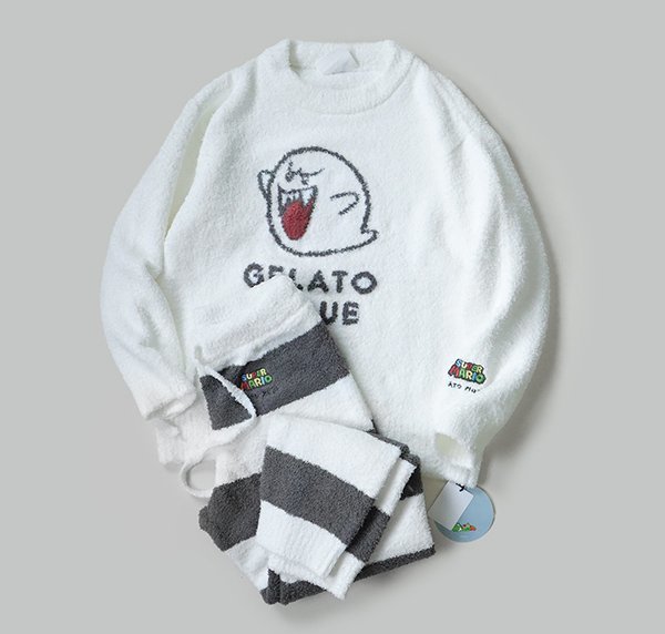 未使用 gelato pique ジェラピケ ☆スーパーマリオ ジャガード 未使用 gelato pique ジェラピケ ☆スーパーマリオ ジャガード
