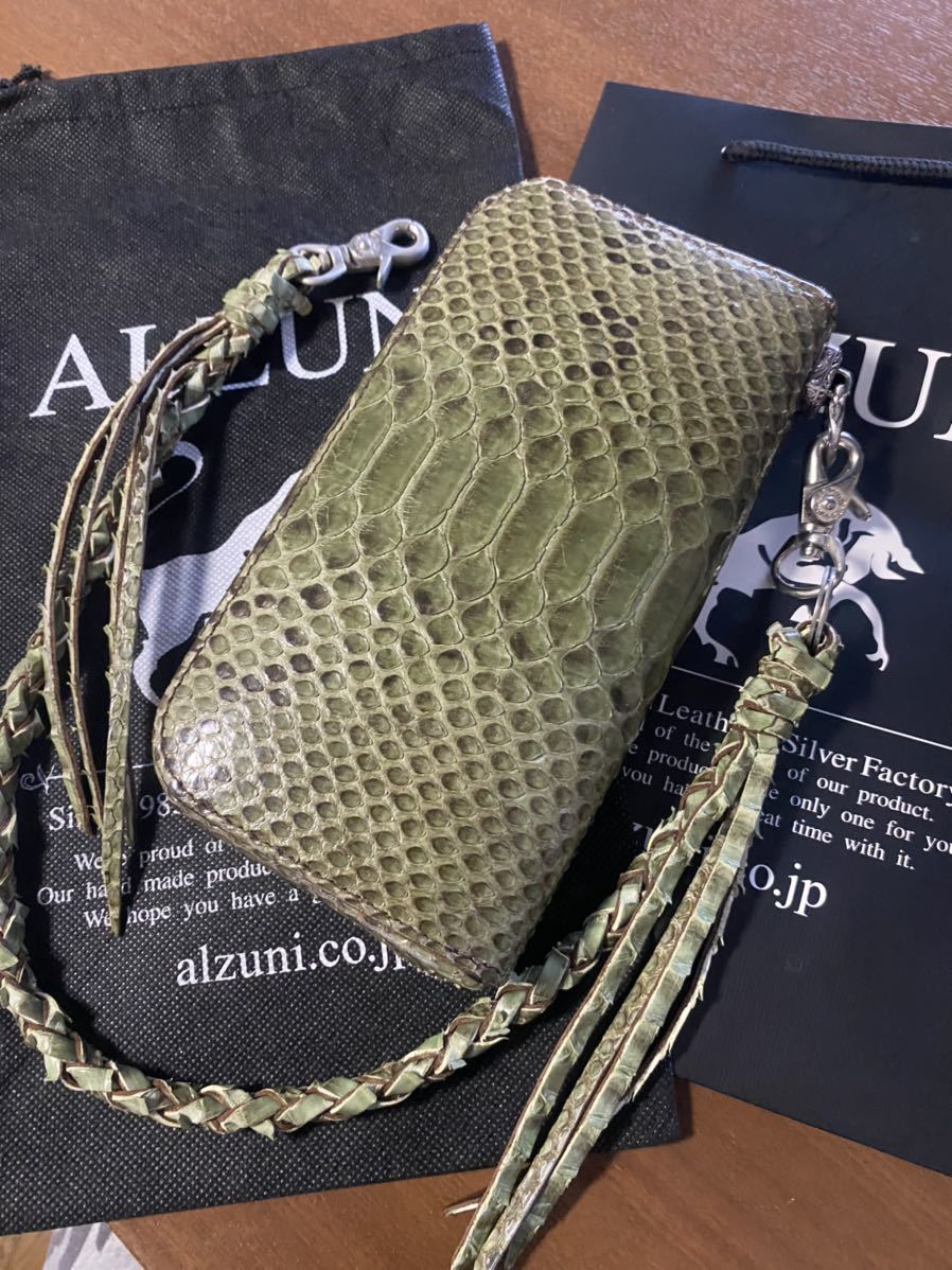 アルズニ 蛇革 パイソンオーダー長財布 | sweatreno.com