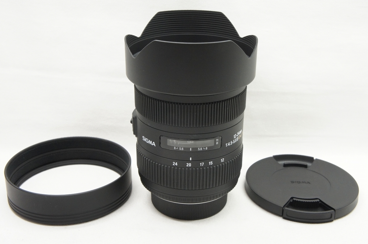 アルプスカメラ】美品 SIGMA シグマ 12-24mm F4.5-5.6 II DG HSM Nikon