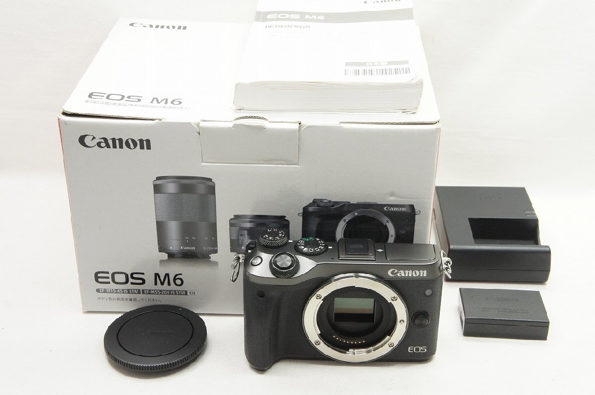 アルプスカメラ】ジャンク品 Canon キヤノン EOS M6 ボディ ミラーレス