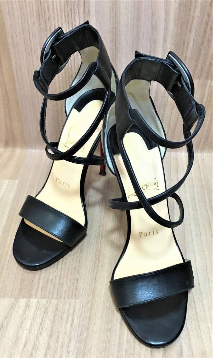 美品 !!クリスチャン ルブタン パンプス 美脚 夜職 キャバ OL セクシー サイズ 35 脚フェチ Christian Louboutin ヒール 3