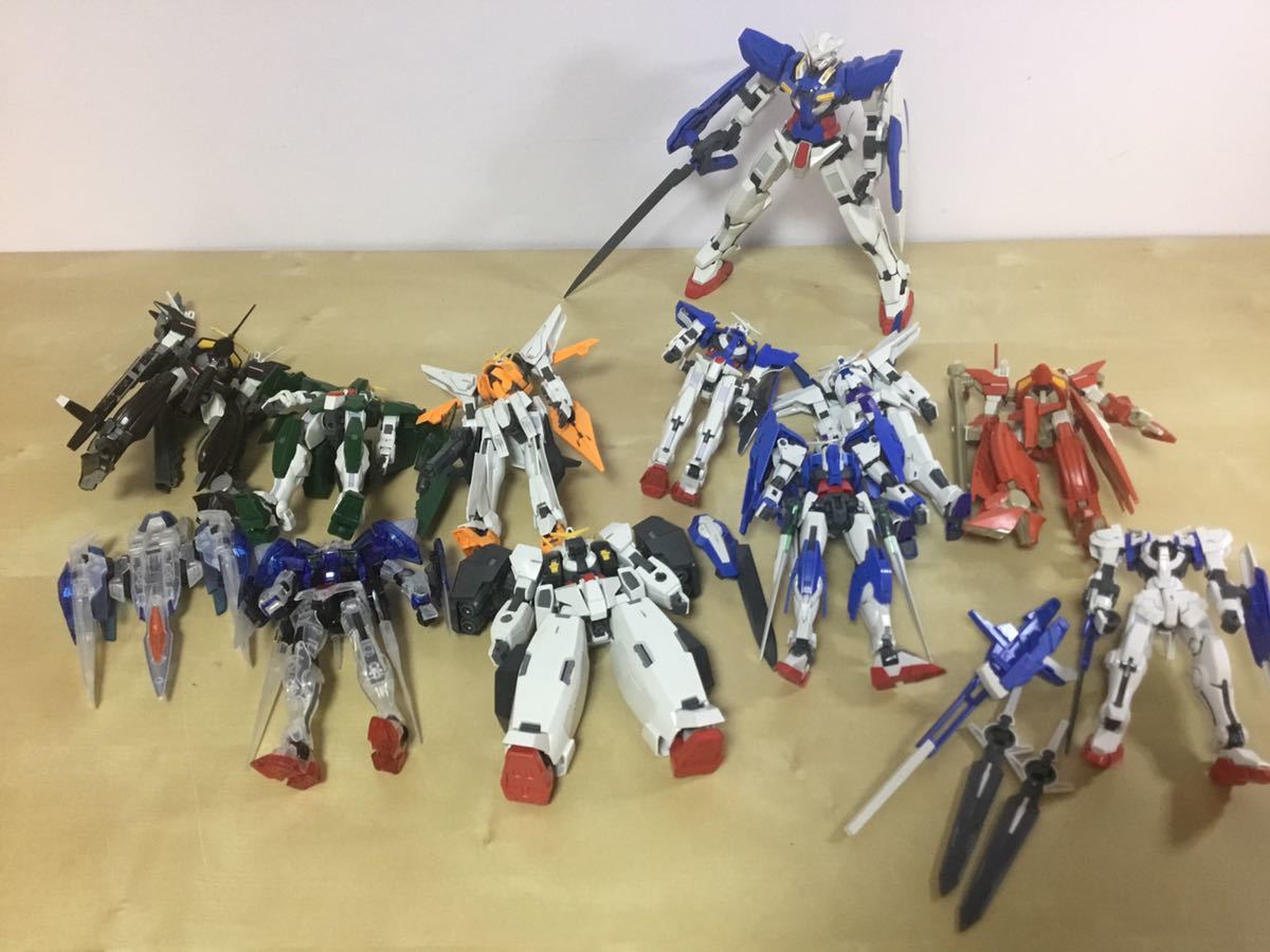 HG 1/144 エクシア ガンダムOO 00 ダブルオーライザー トゥルブレンツ ガンプラ フィギュア プラモデル おもちゃ セット 完成品 _画像1