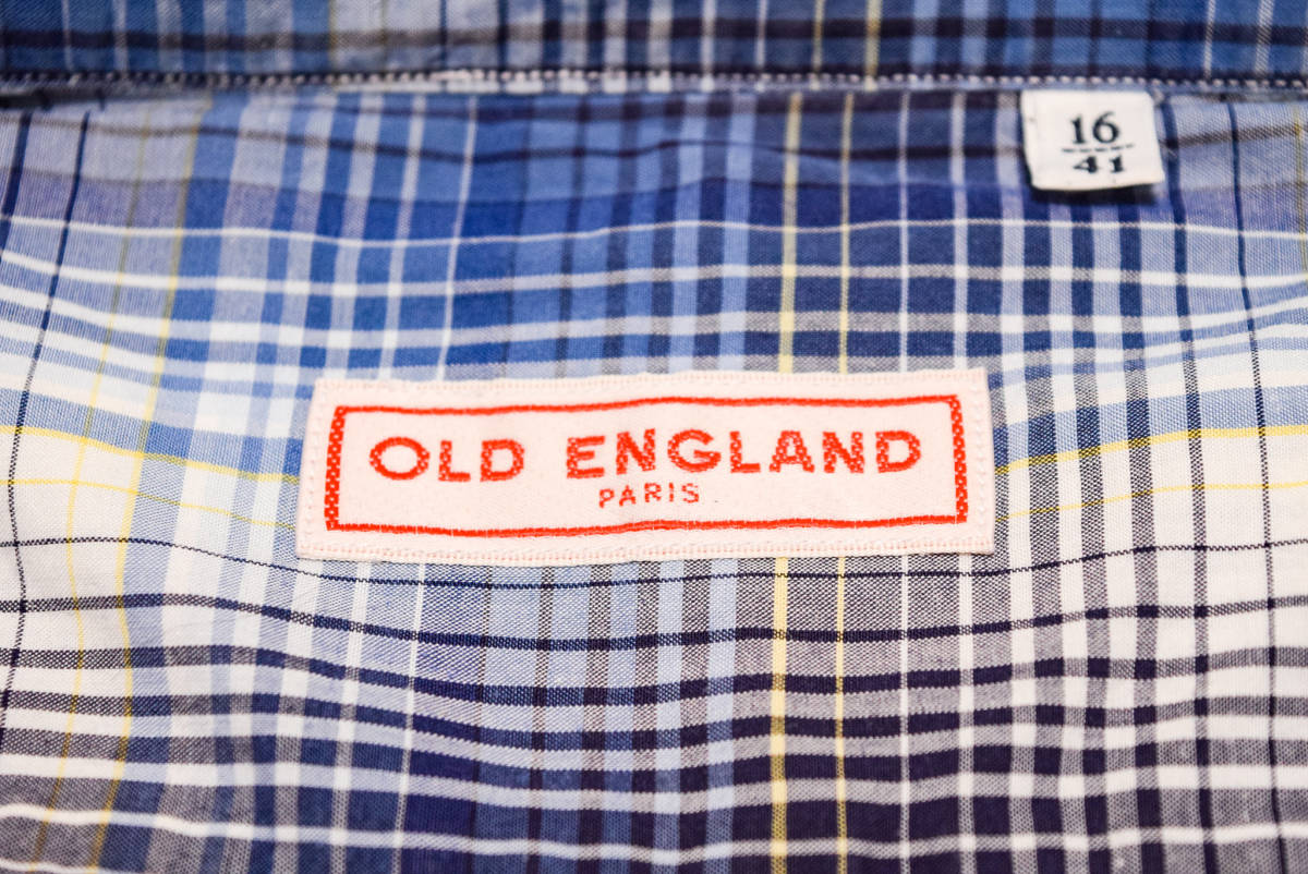 OLD ENGLAND オールドイングランド コットン 100% ボタンダウン 長袖 シャツ XL (E0050601)_画像3