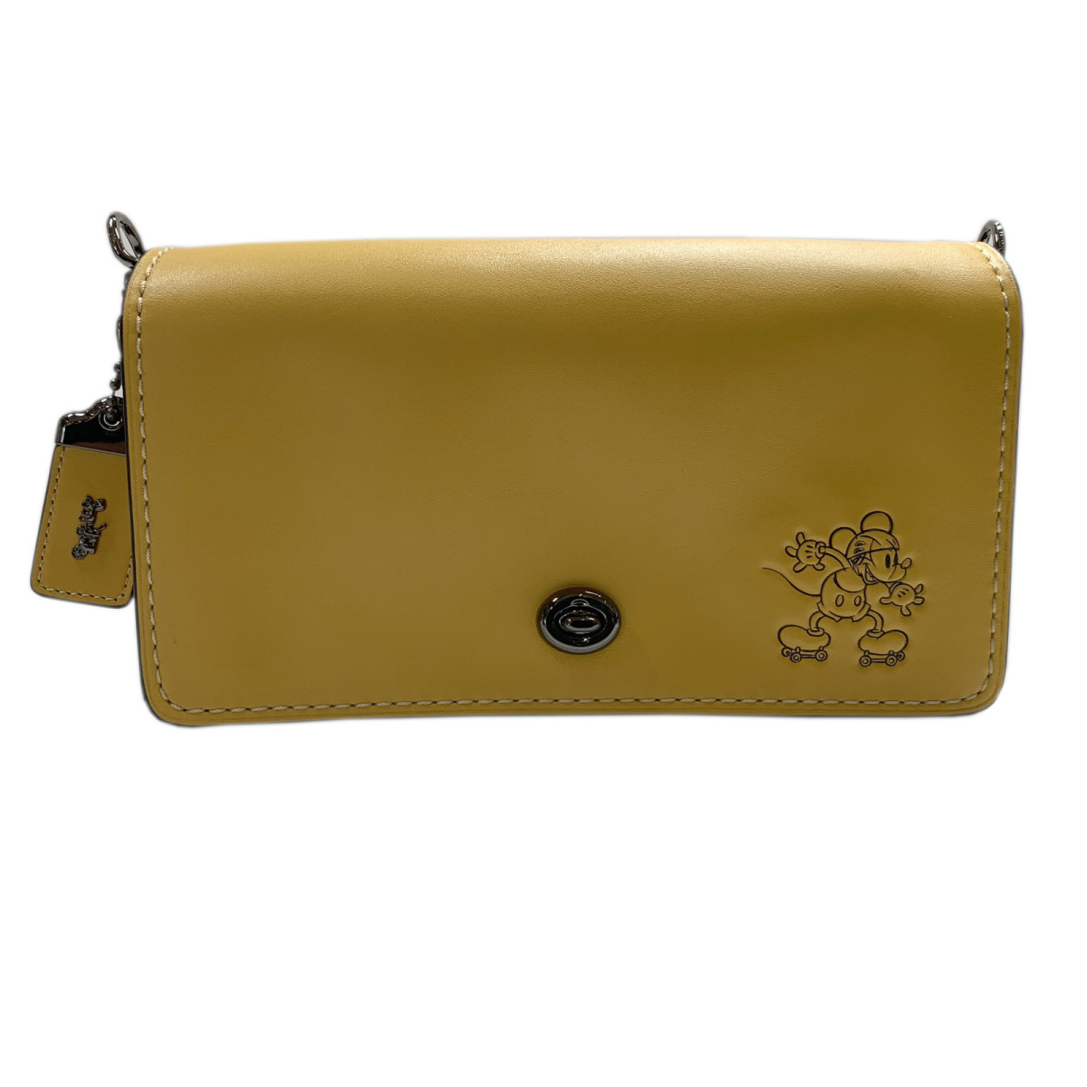 COACH コーチ ショルダーバッグ ショルダーバッグ イエロー系 レザー