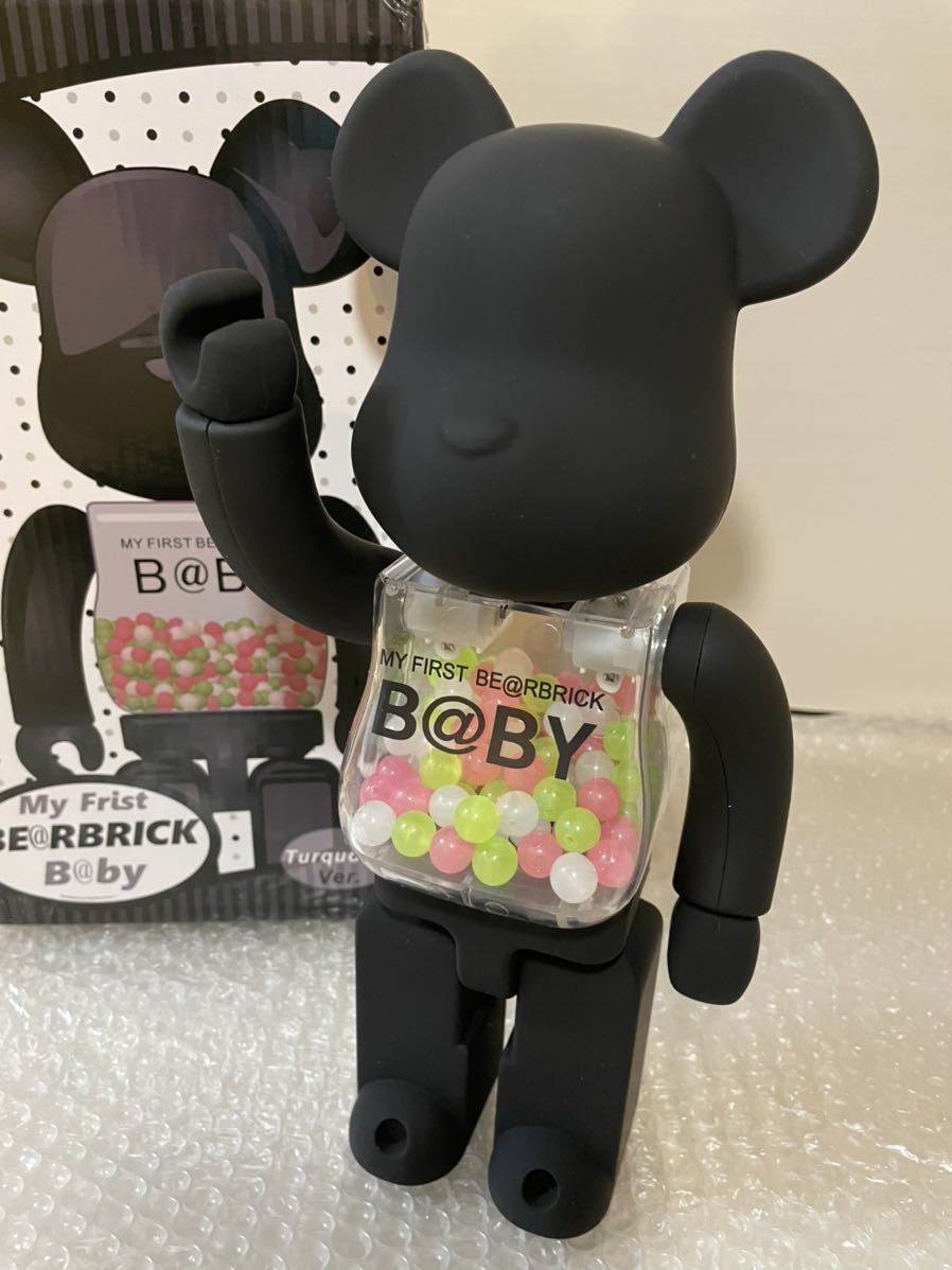 1円スタート BE@RBRICK MY FIRST B@BY MATT BLACK 400% ベアブリック マイファースト マットブラック MEDICOM TOY メディコムトイ CHIAKI _画像1