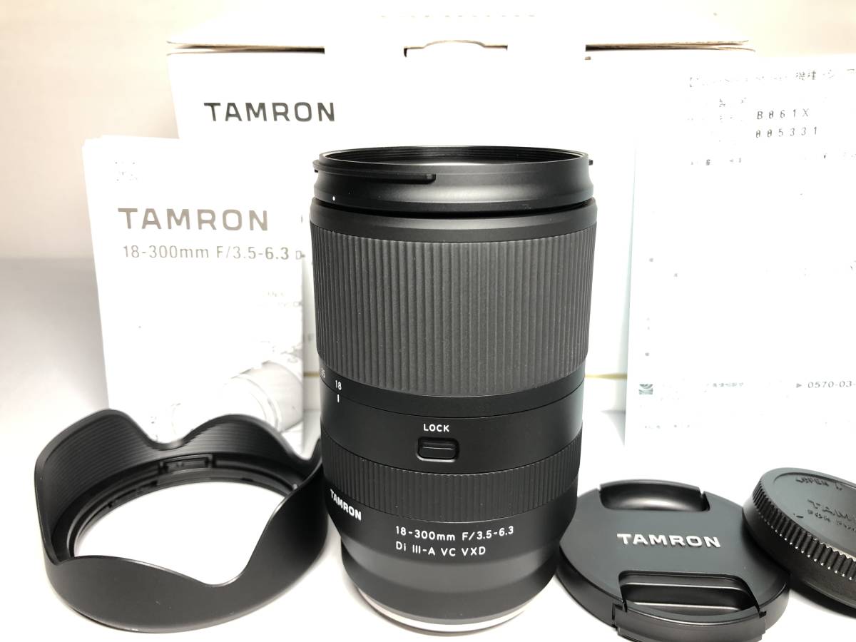 新品 未開封 TAMRON 18-300mm F/3.5-6.3 DiIII-A VC VXD capacitacion