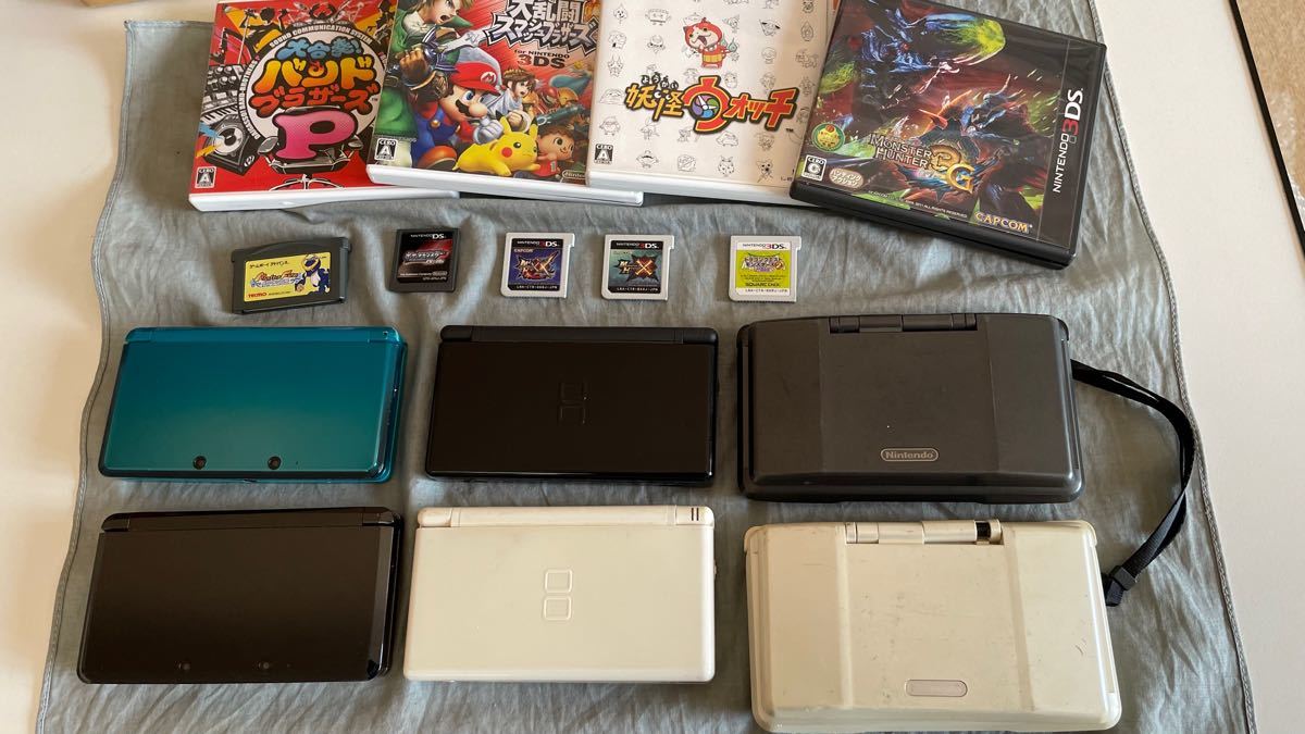 ◆ジャンク◆DS、DS Lite、3DS、ソフト　15点まとめ売り