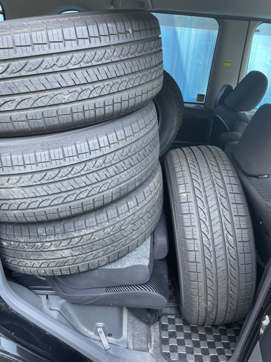 洗濯機可 納車前外し 22年製 ヨコハマ 235/55R19 10分山 RAV4 新車外し