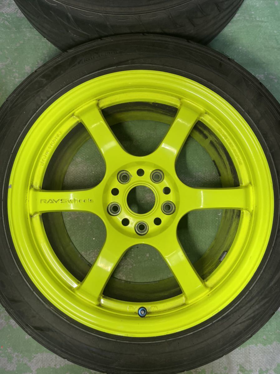 送料込み! 美品! RAYS gram LIGHTS 57D 17インチ 5穴 PCD114.3 9J