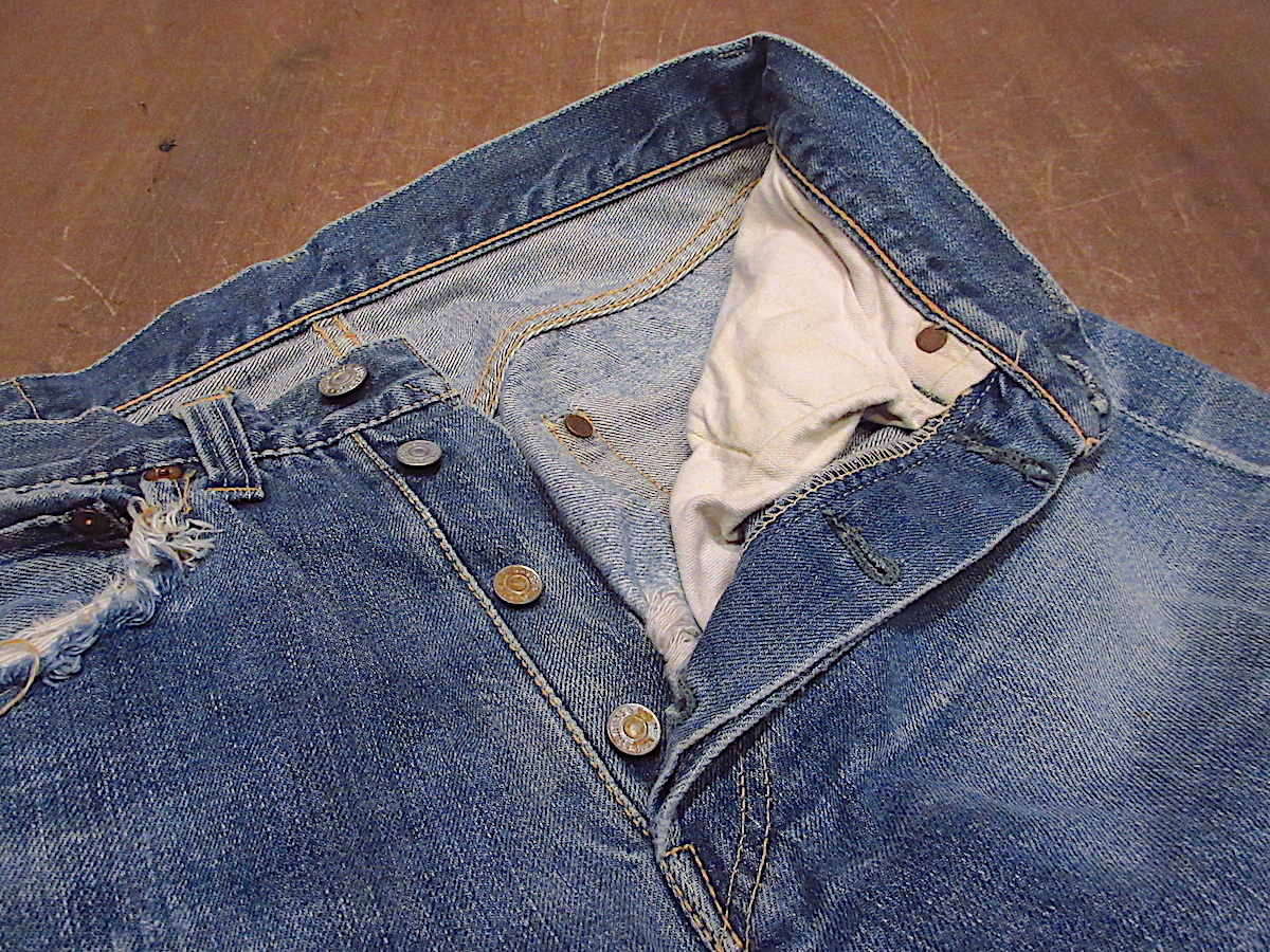 ビンテージ50's●Levi’s 501XX 片面タブ47モデル実寸W73cm●220523r7-m-pnt-jns-W29古着ジーンズデニムパンツリーバイスボトムス_画像6