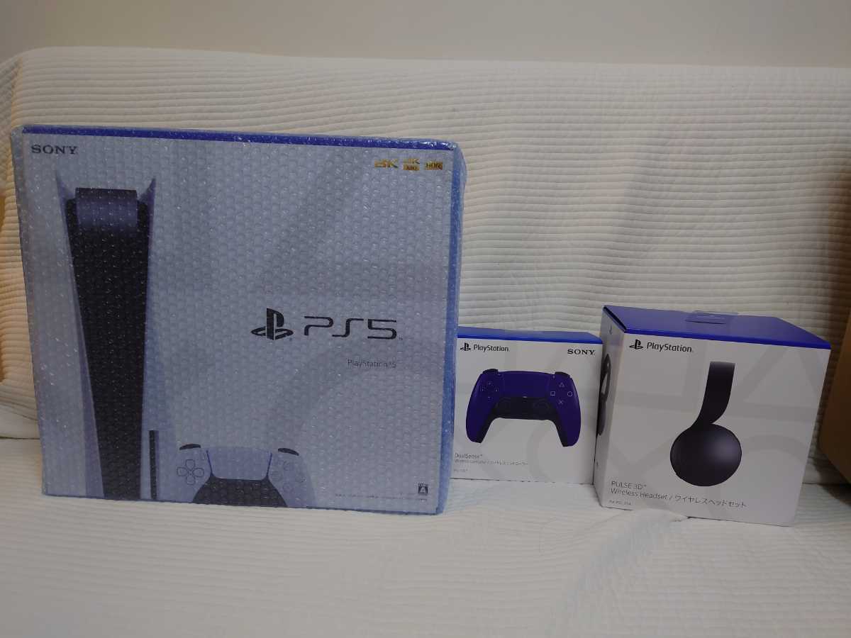 playstation5(CFI-1100A01)本体、ワイヤレスコントローラー