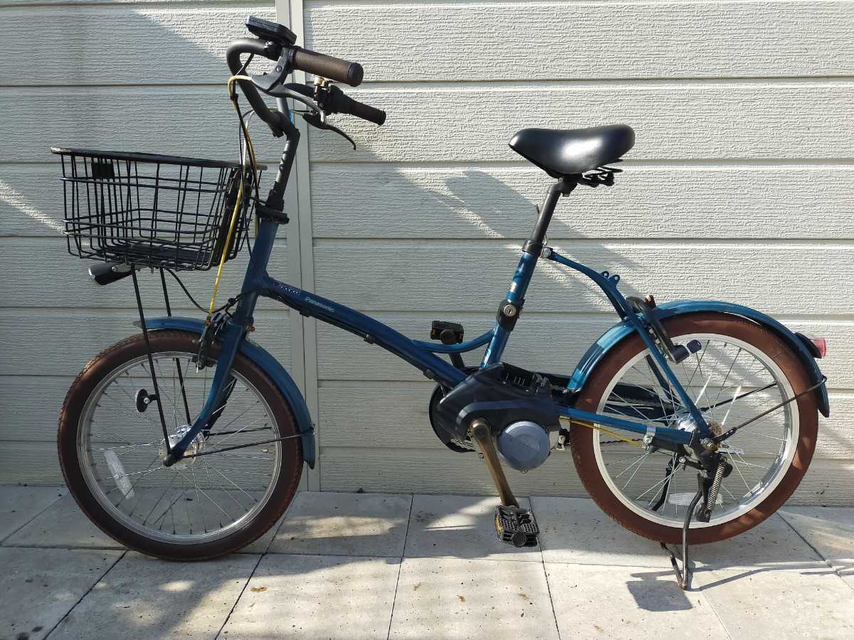  Panasonic Panasonic electric bike 26 -inch ENGL03 2014 year interior 3 step shifting gears battery * charger none service being completed bicycle! W051402