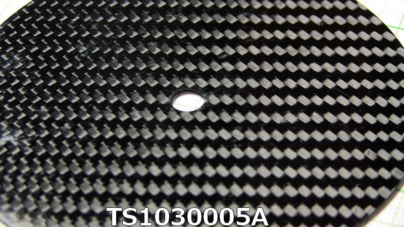 2B103　特殊ターンテーブルシート　ドライカーボン（炭素繊維）製　　TS1030005A_画像2