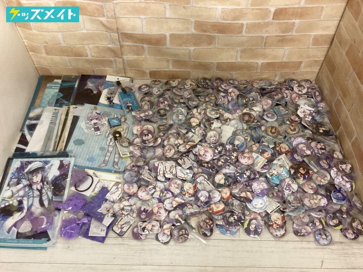 [ present condition ] I dolishu seven IDOLiSH7 MEZZO goods set sale clear file, can badge, hair elastic other 