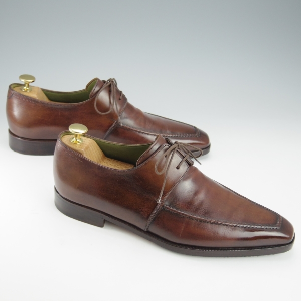☆美品☆(仏)ベルルッティ SIZE 8【ヴェネチアレザー/Uチップ】1100/濃