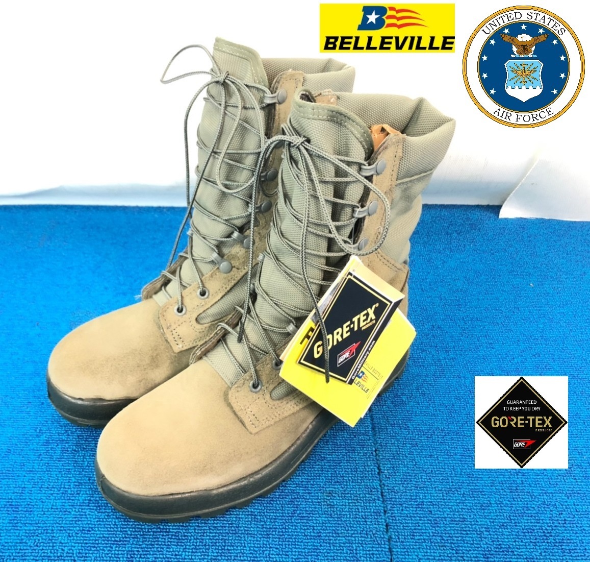 米軍放出品】新品 Gortexコンバットブーツ Belleville AFTW 16-D-1023