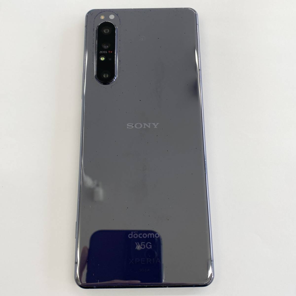 ジャンク ★ Xperia 1 II（エクスペリア ワン マークツー）SO-51A パープル 利用制限（×）　部品取りやwifi使用に！ 訳あり