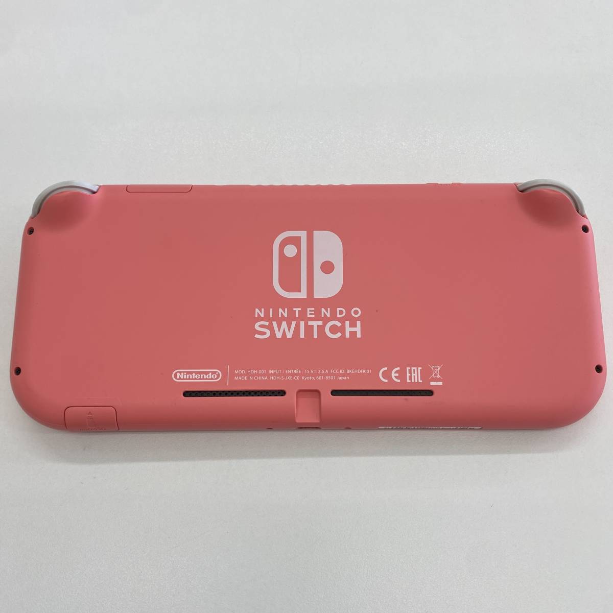 【ジャンク】Switch Lite 本体のみ スイッチ ライト Nintendo 任天堂 コーラル_画像2