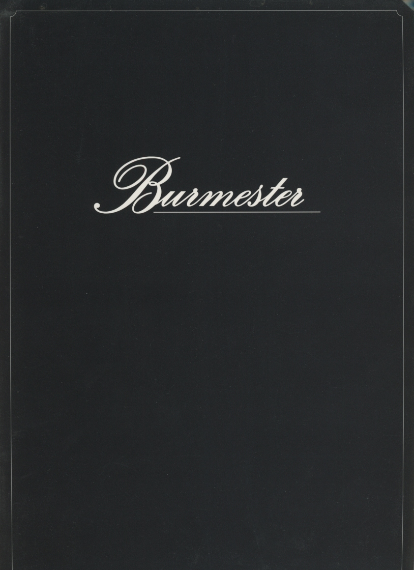 Burmester объединенный каталог brume Star труба 5530