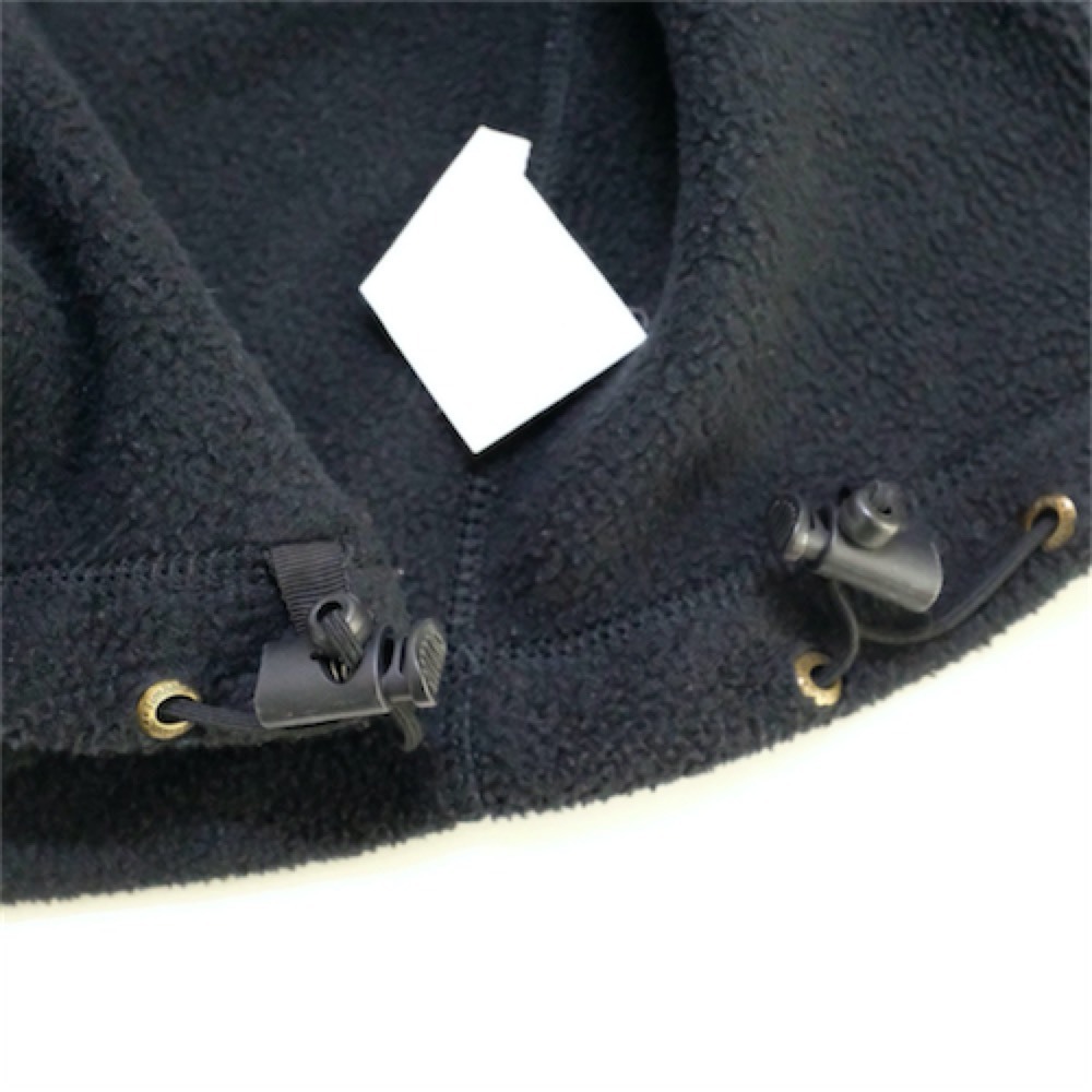 90's 00's Timberland ティンバーランド ジップアップフリースジャケット メンズUS-XLサイズ ブラック 刺繍ロゴ jk-2723_画像10
