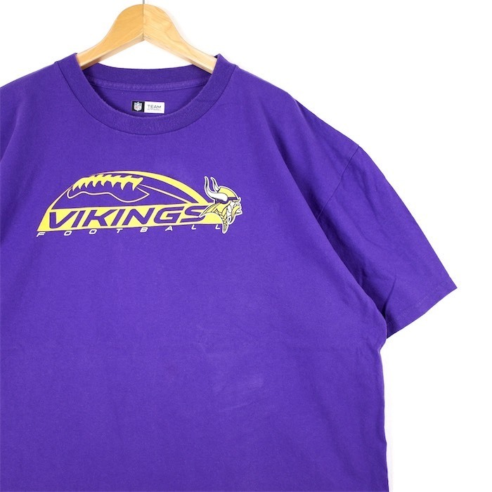 NFL Minnesota Vikings クルーネック半袖プリントTシャツ メンズUS-2XL