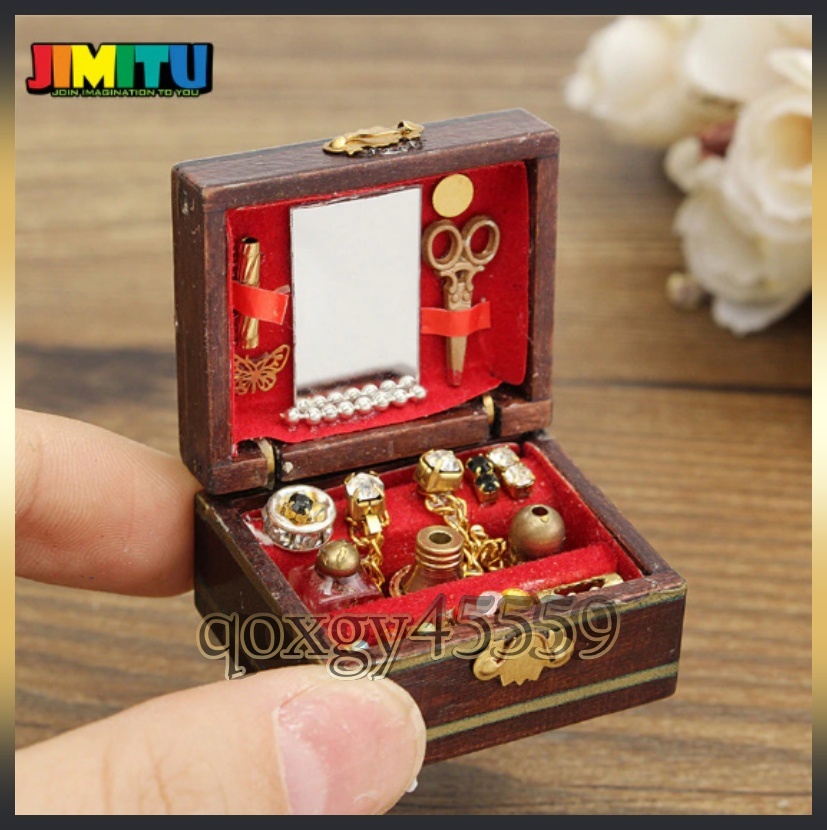 ✨新品未使用✨】ミニチュアサイズ ジュエリーボックス 装飾 ドール
