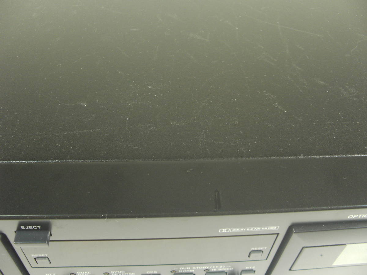 TASCAM 302MKⅡ 業務用Wカセットデッキ両デッキベルト新品交換 TASCAM 302MKⅡ 業務用Wカセットデッキ両デッキベルト新品交換