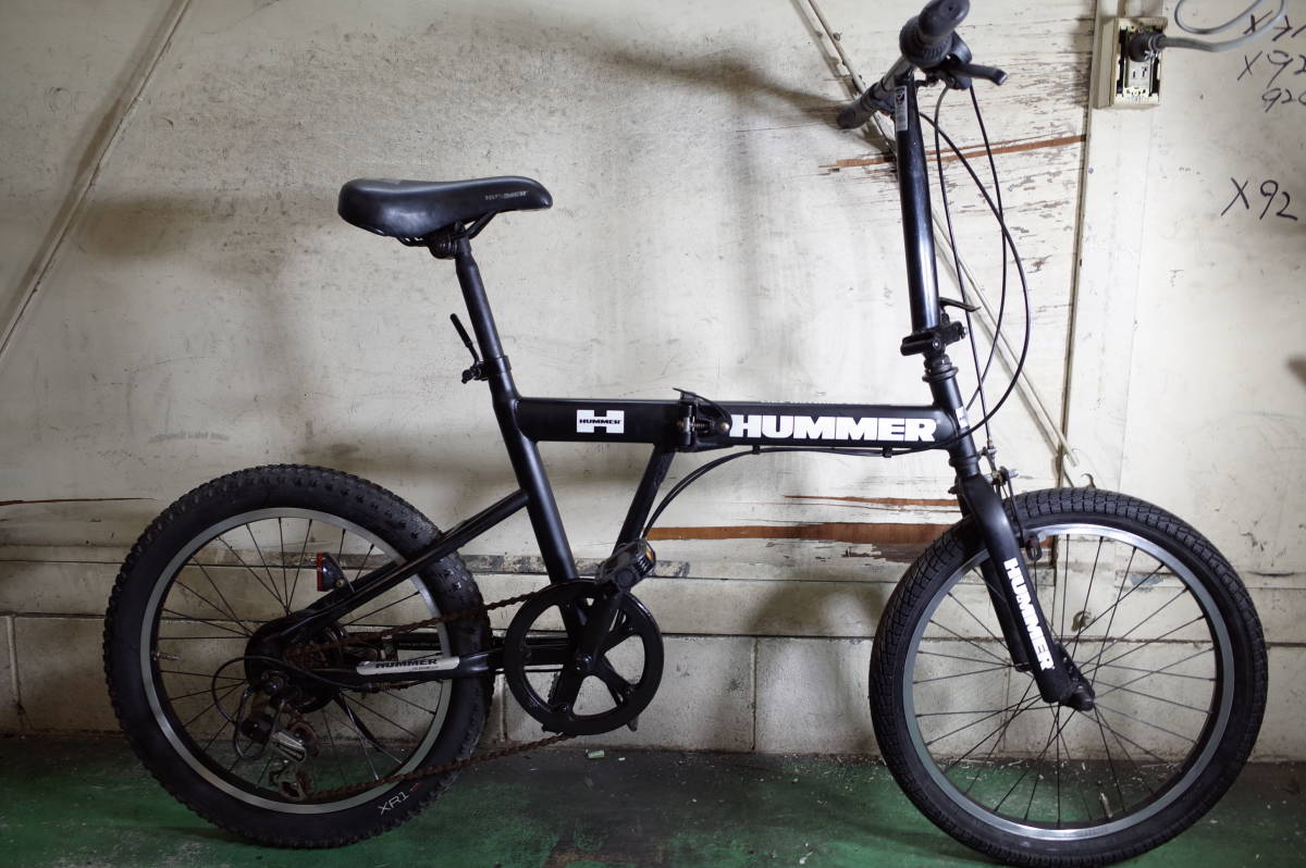 良品！ハマーhummer 20型 スチル シマノ6速 折り畳み自転車 | www