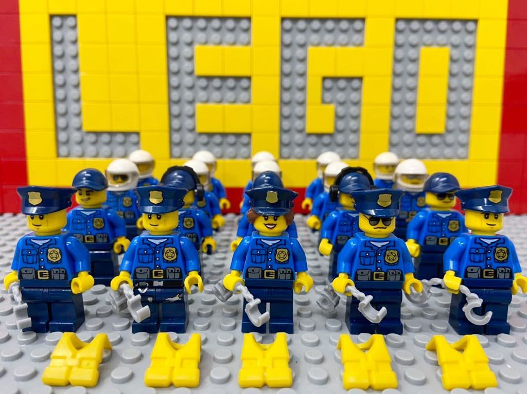 ヤフオク! - ☆ポリス☆ レゴ ミニフィグ 大量20体 警官 警察官 機...