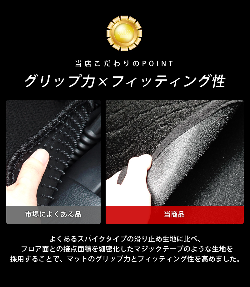  Toyota Hiace 200 series van anti-bacterial floor mat car mat standard GL in car goods interior photocatalyst anti-bacterial processing 4 pieces set gap prevention .