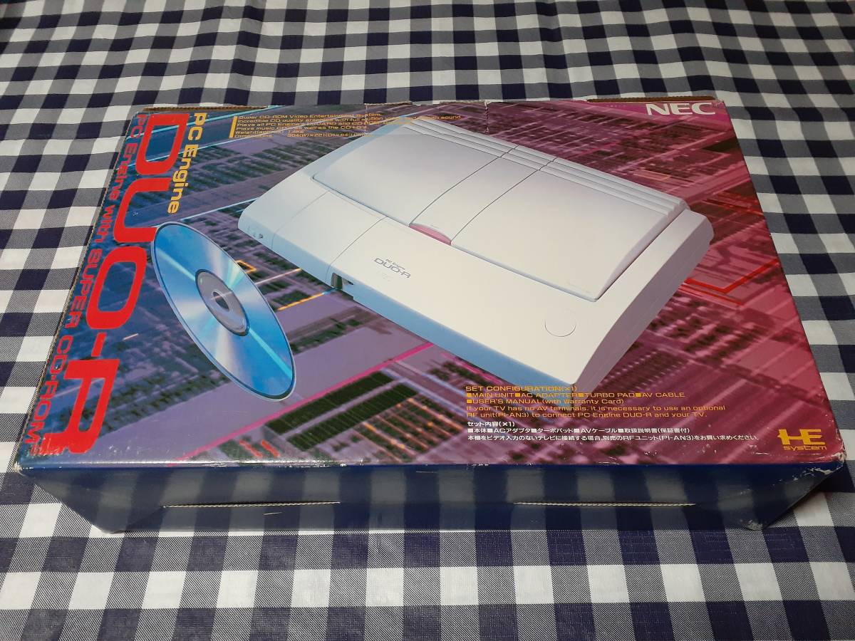 低価100%新品 ヤフオク! PCエンジン DUO-R 本体一式 通電のみ確認