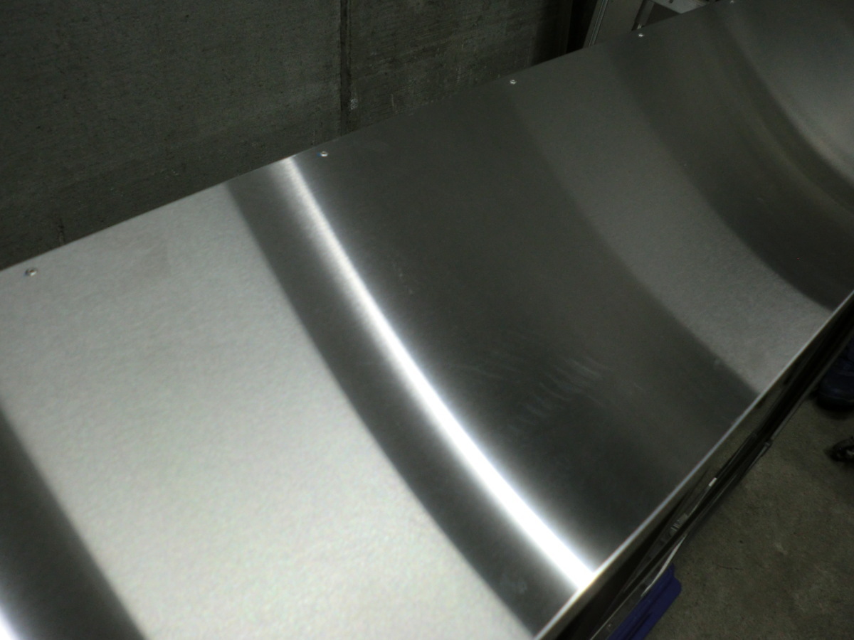 A2228 タニコー 吊戸棚 ガラス扉 W1500×D350×H900 戸棚 棚 業務用 中古 厨房 ラーメン屋 カフェ 居酒屋 宇都宮 栃木_画像2