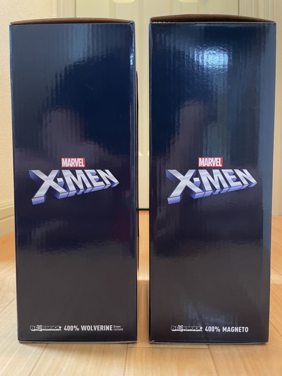 SP賞 L@ST賞 400% MARVEL X-MEN Happyくじ BE@RBRICK ウルヴァリン マグニートー マーベル エックスメン ハッピーくじ ベアブリック LAST賞